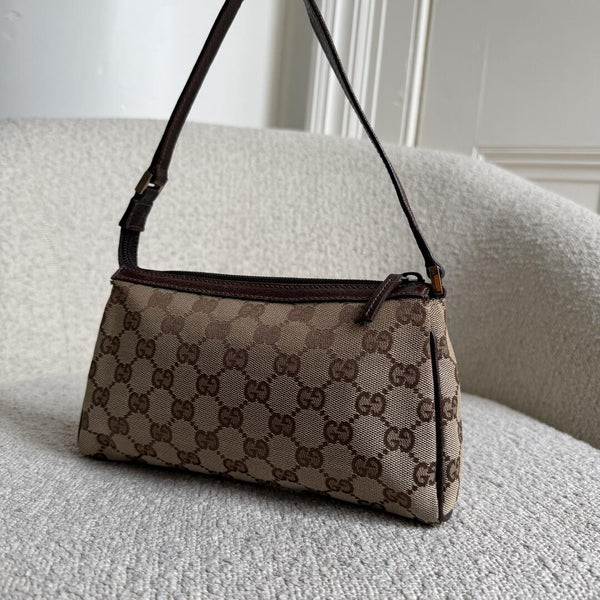 Gucci Mini Abbey D Ring Brown Shoulder Bag