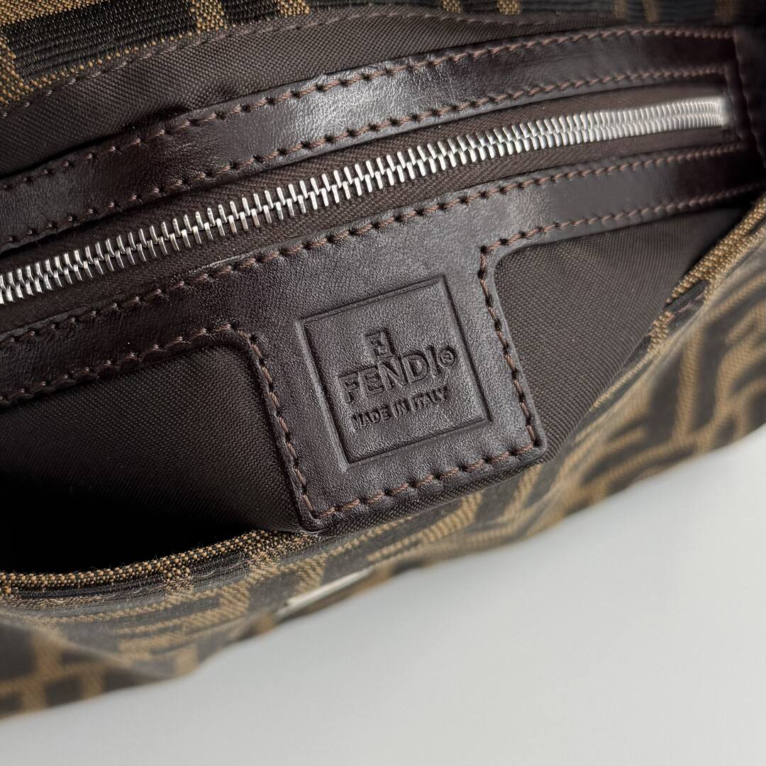Fendi Mamma Baguette Zucca Shoulder Bag