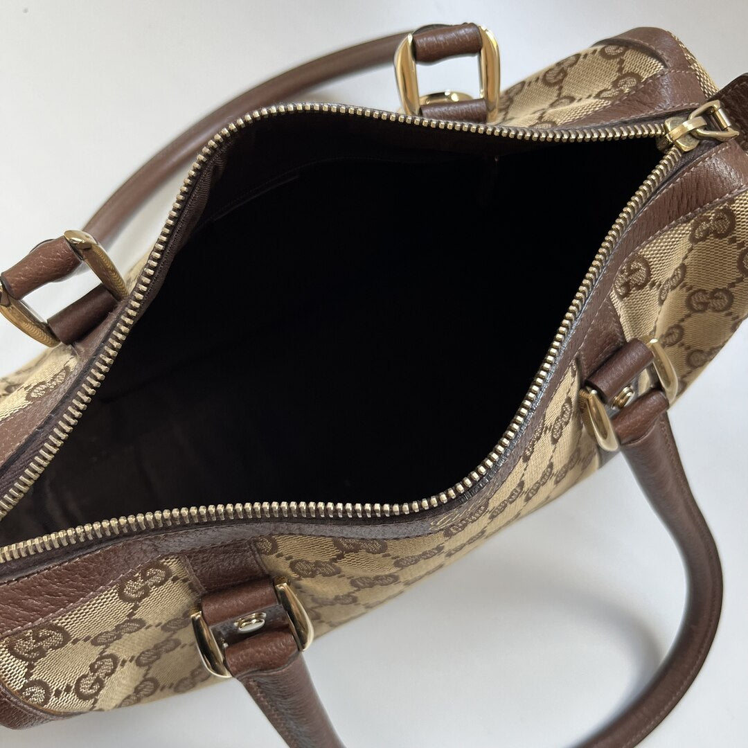 Gucci GG Canvas Abbey Brown Shoulder Bag