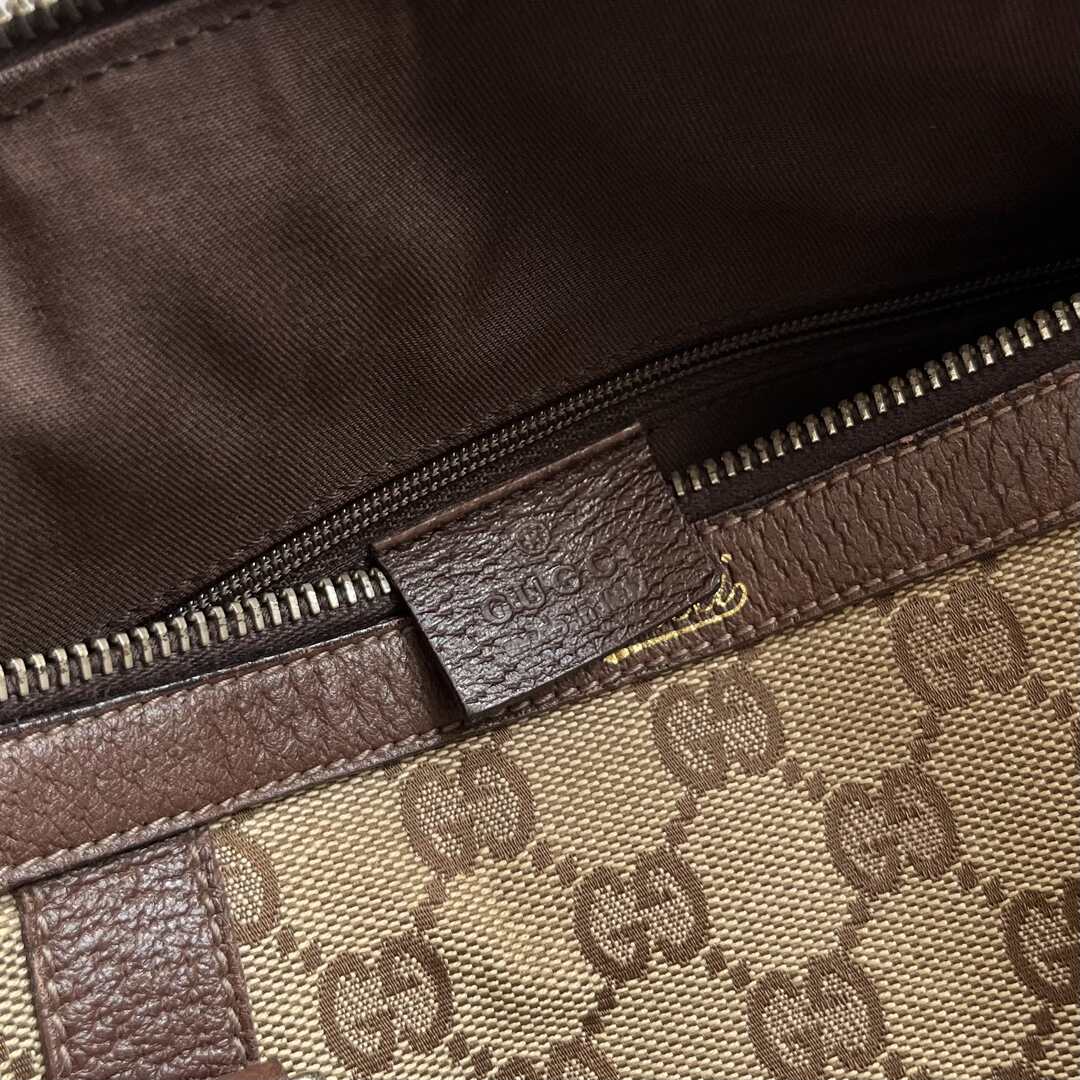 Gucci GG Canvas Abbey Brown Shoulder Bag