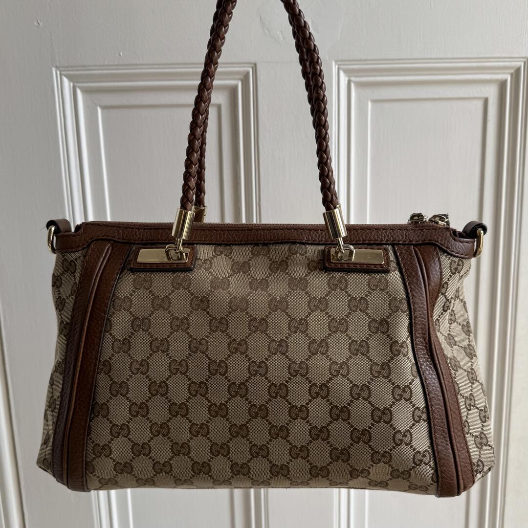 Gucci GG Canvas Bella Brown Shoulder Bag