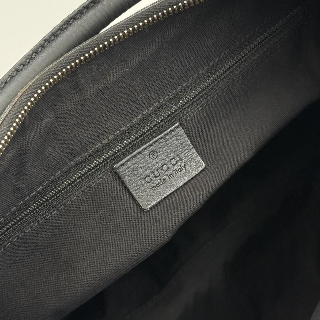Gucci Abbey Leather Black Shoulder Bag
