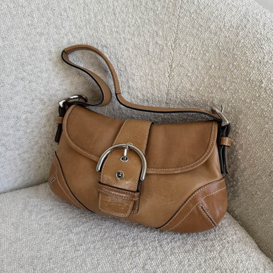 Coach Mini Soho Leather Brown Shoulder Bag