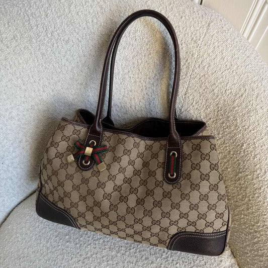 Gucci GG Princy Brown Tote Bag
