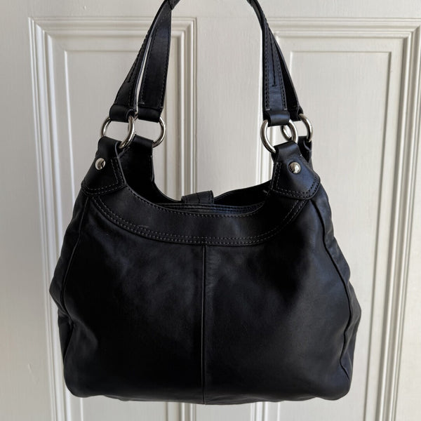 Coach Soho Hobo Leather Black Shoulder Bag
