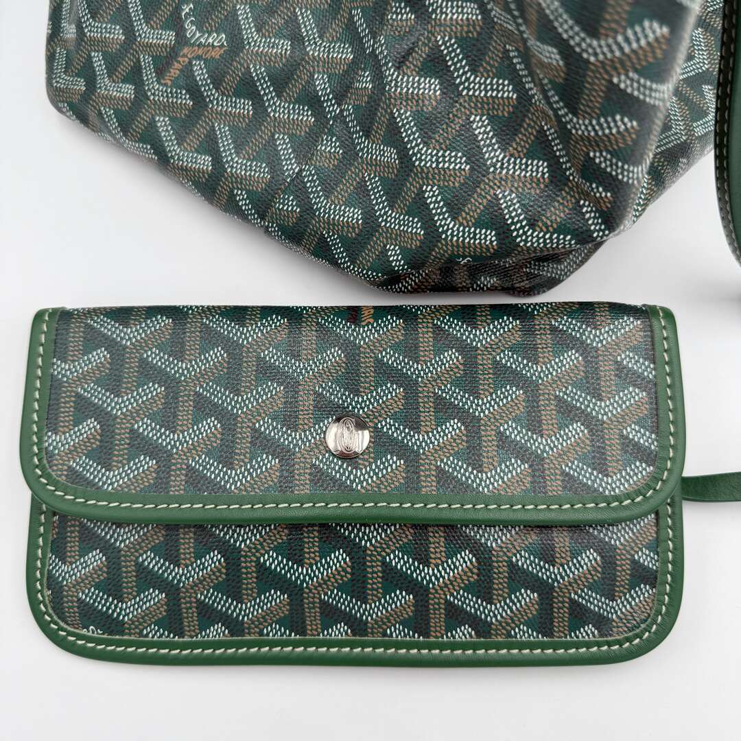 Goyard Saint Louis GM Green Tote Bag