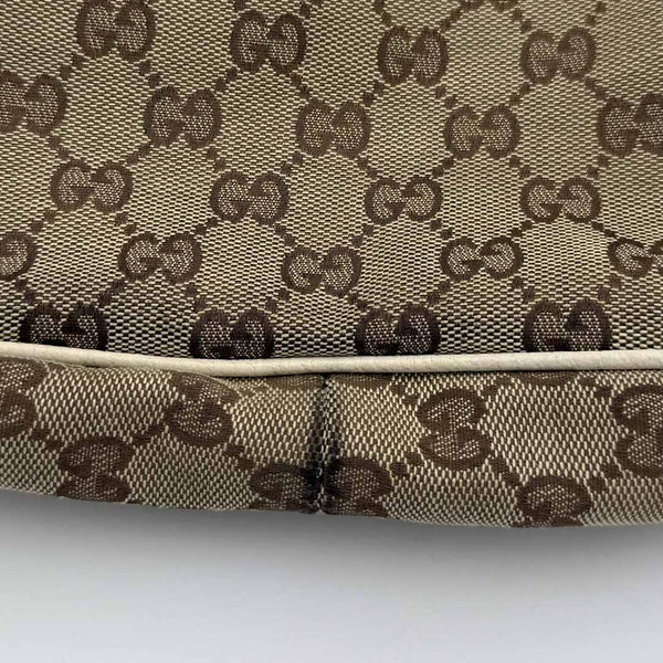 Gucci GG Canvas White Shoulder Bag