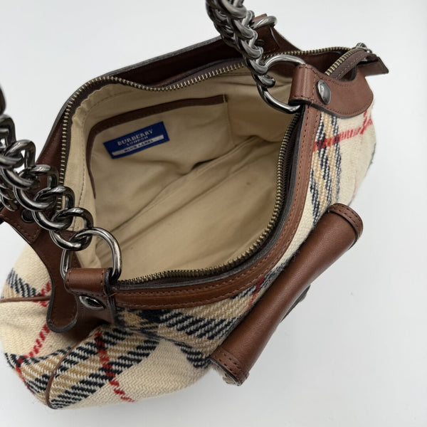 Burberry Nova Check Chain Shoulder Bag