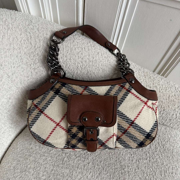 Burberry Nova Check Chain Shoulder Bag