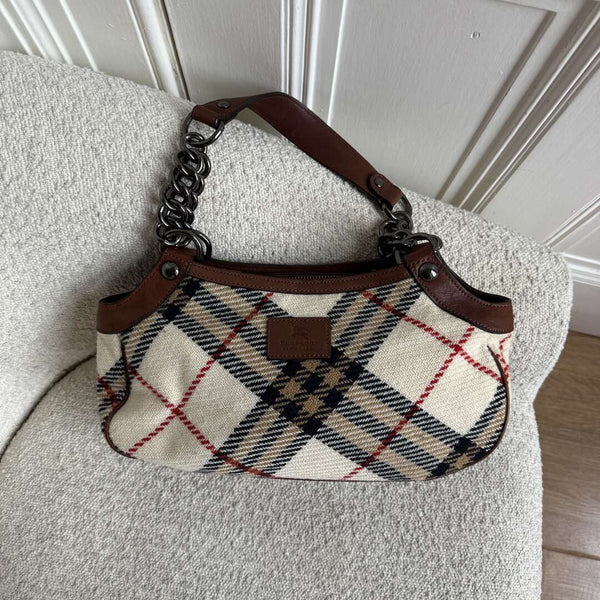 Burberry Nova Check Chain Shoulder Bag