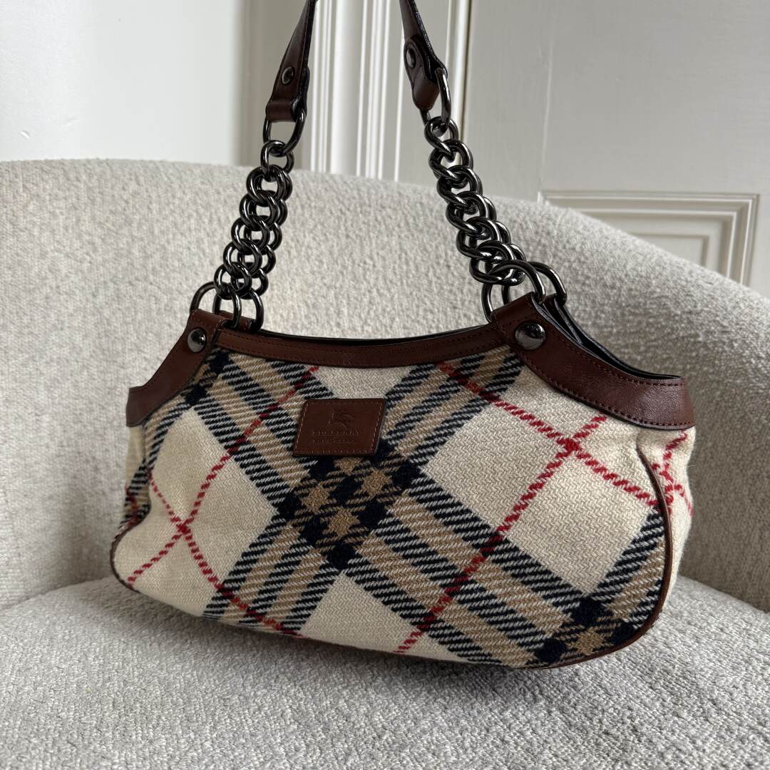 Burberry Nova Check Chain Shoulder Bag