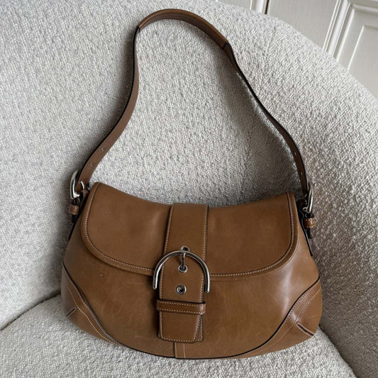 Coach Soho Leather Brown Shoulder Bag
