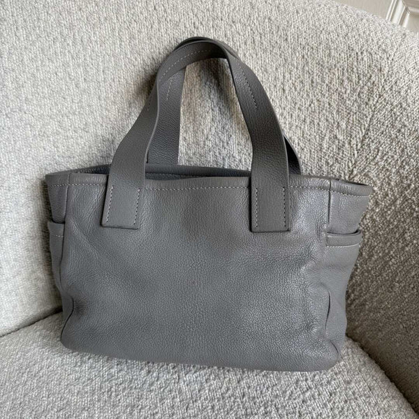 Miu Miu Grey Leather Handbag