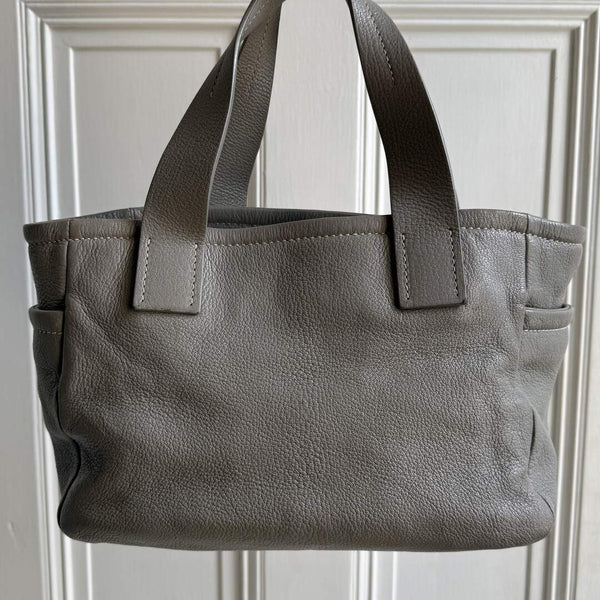 Miu Miu Grey Leather Handbag