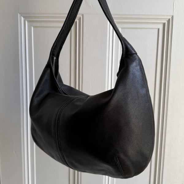 Coach Mini Ergo Hobo Leather Black Shoulder Bag