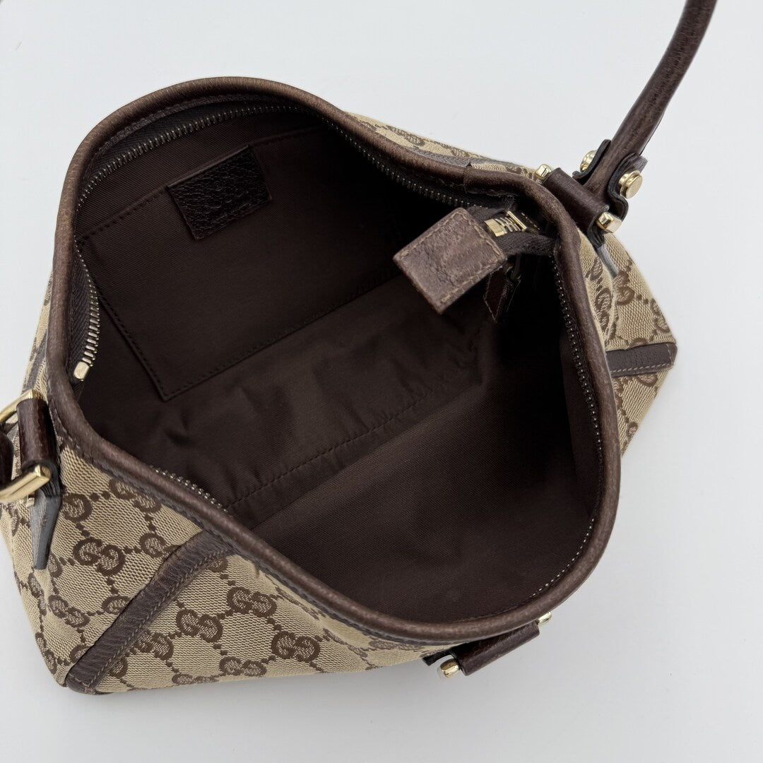 Gucci Mini Abbey D Ring Brown Shoulder Bag