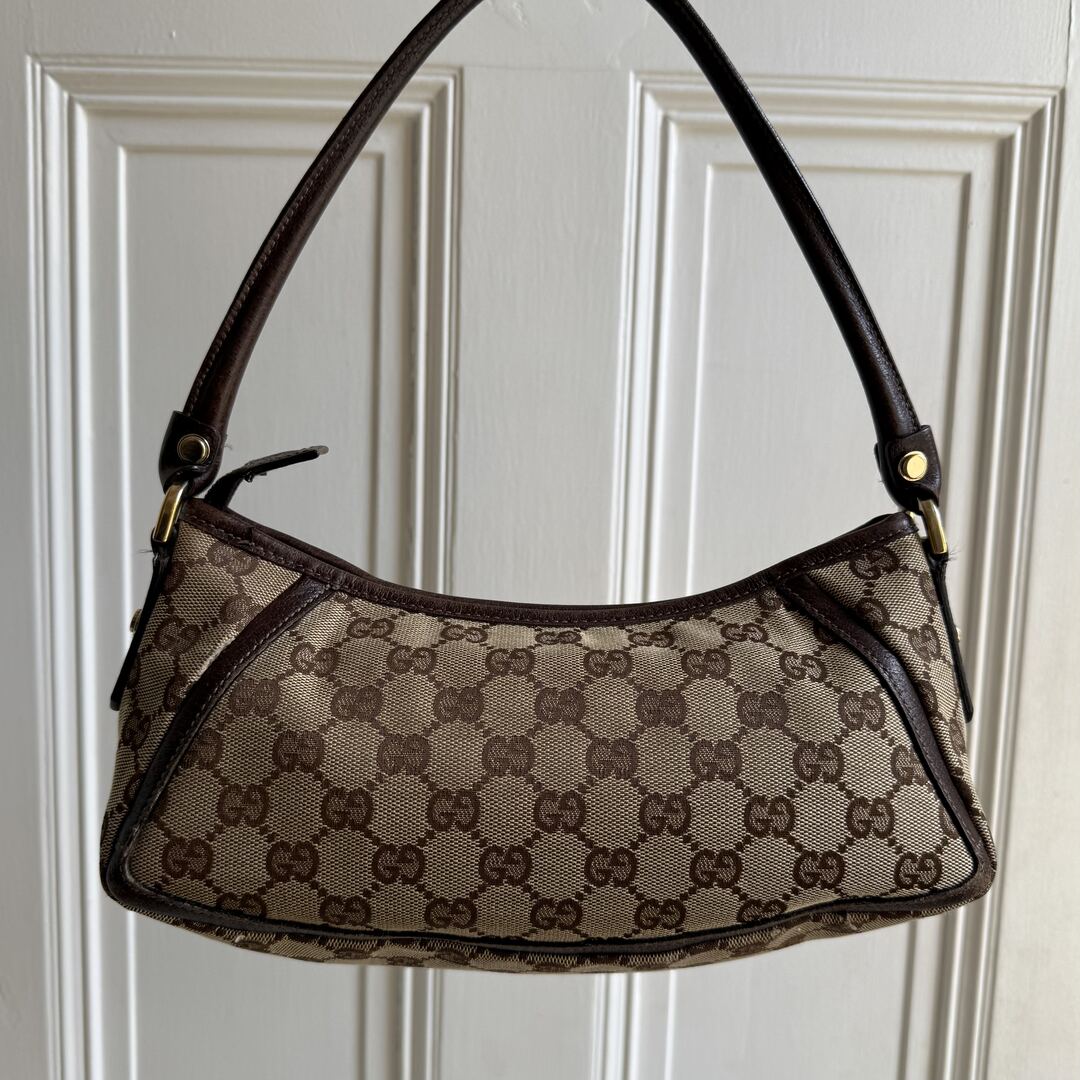 Gucci Mini Abbey D Ring Brown Shoulder Bag