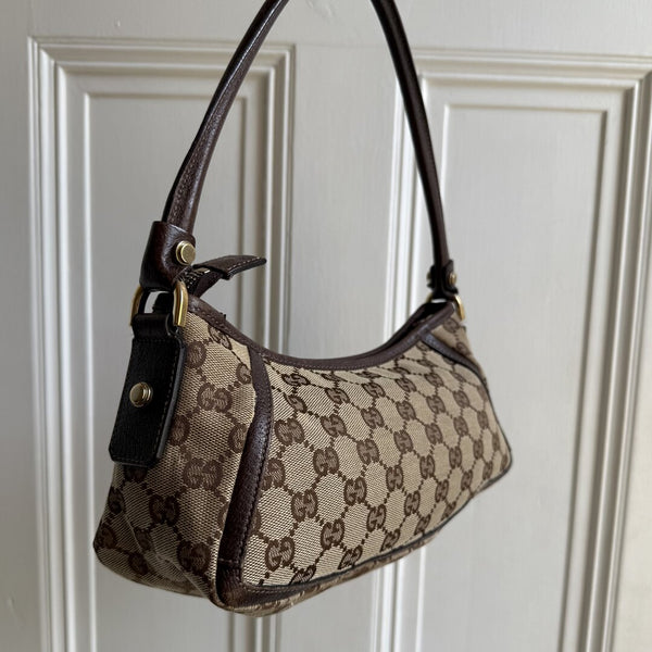 Gucci Mini Abbey D Ring Brown Shoulder Bag