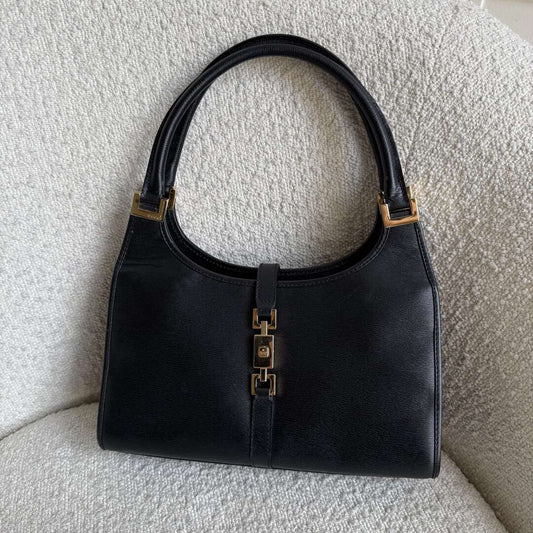 Gucci Jackie Leather Black Handbag