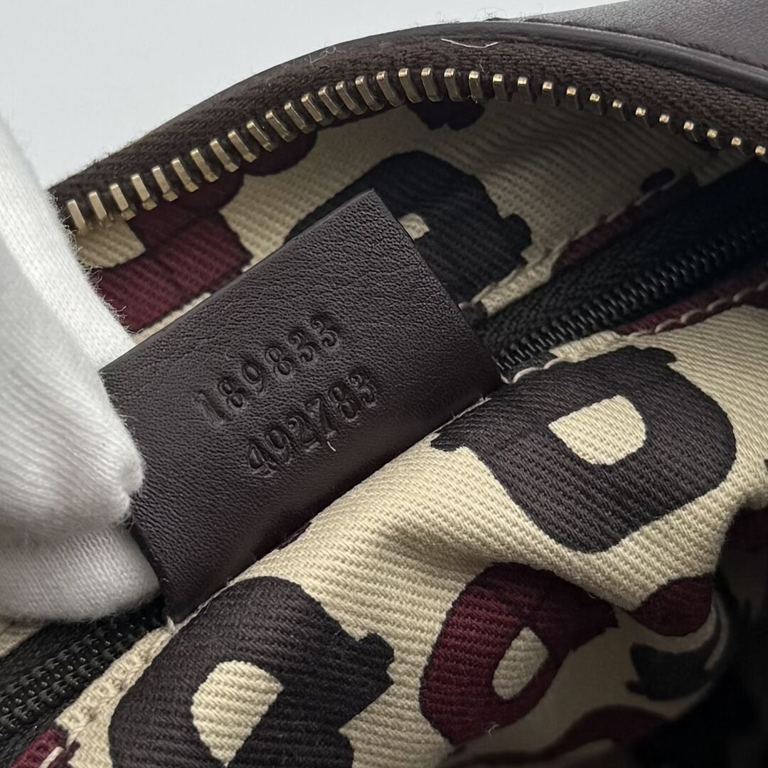 Gucci Guccissima Abbey Brown Shoulder Bag