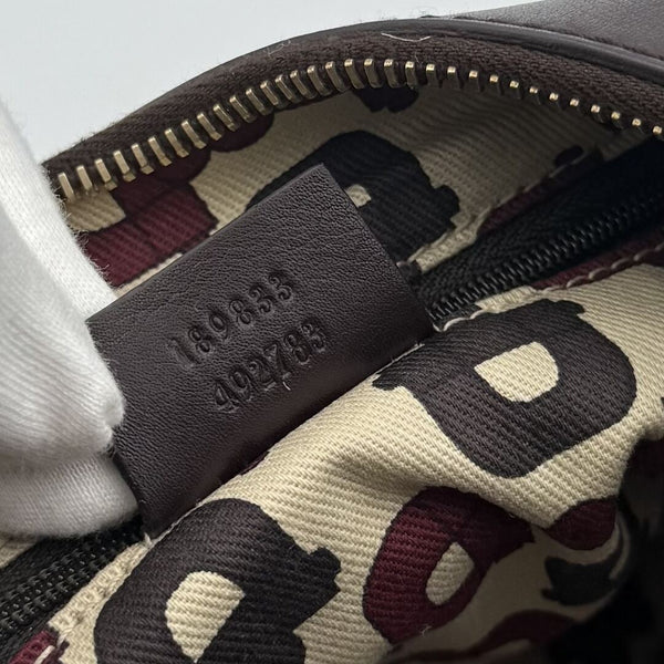 Gucci Guccissima Abbey Brown Shoulder Bag