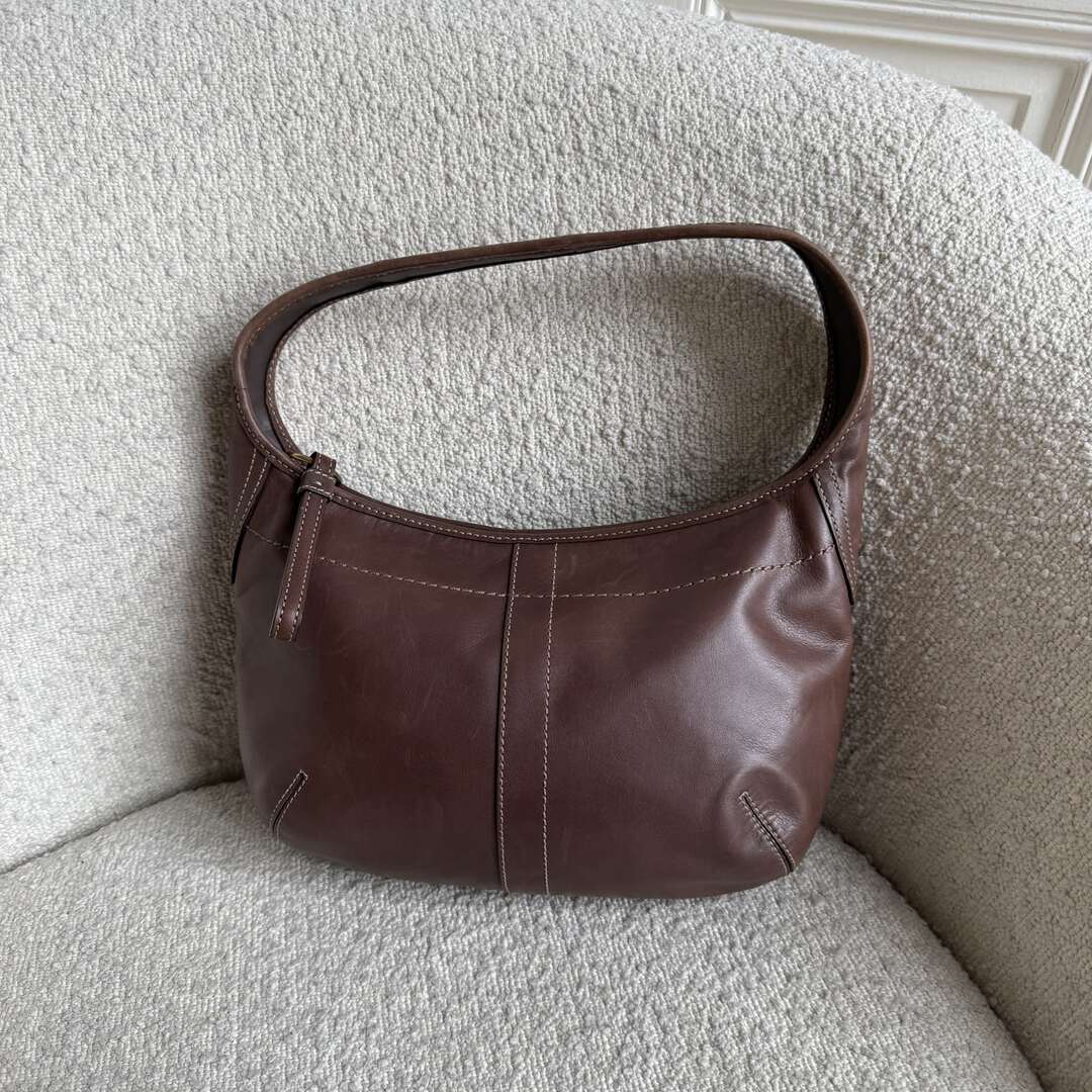Coach Mini Hobo Leather Brown Shoulder Bag