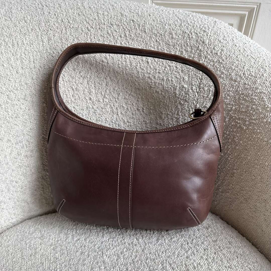 Coach Mini Hobo Leather Brown Shoulder Bag