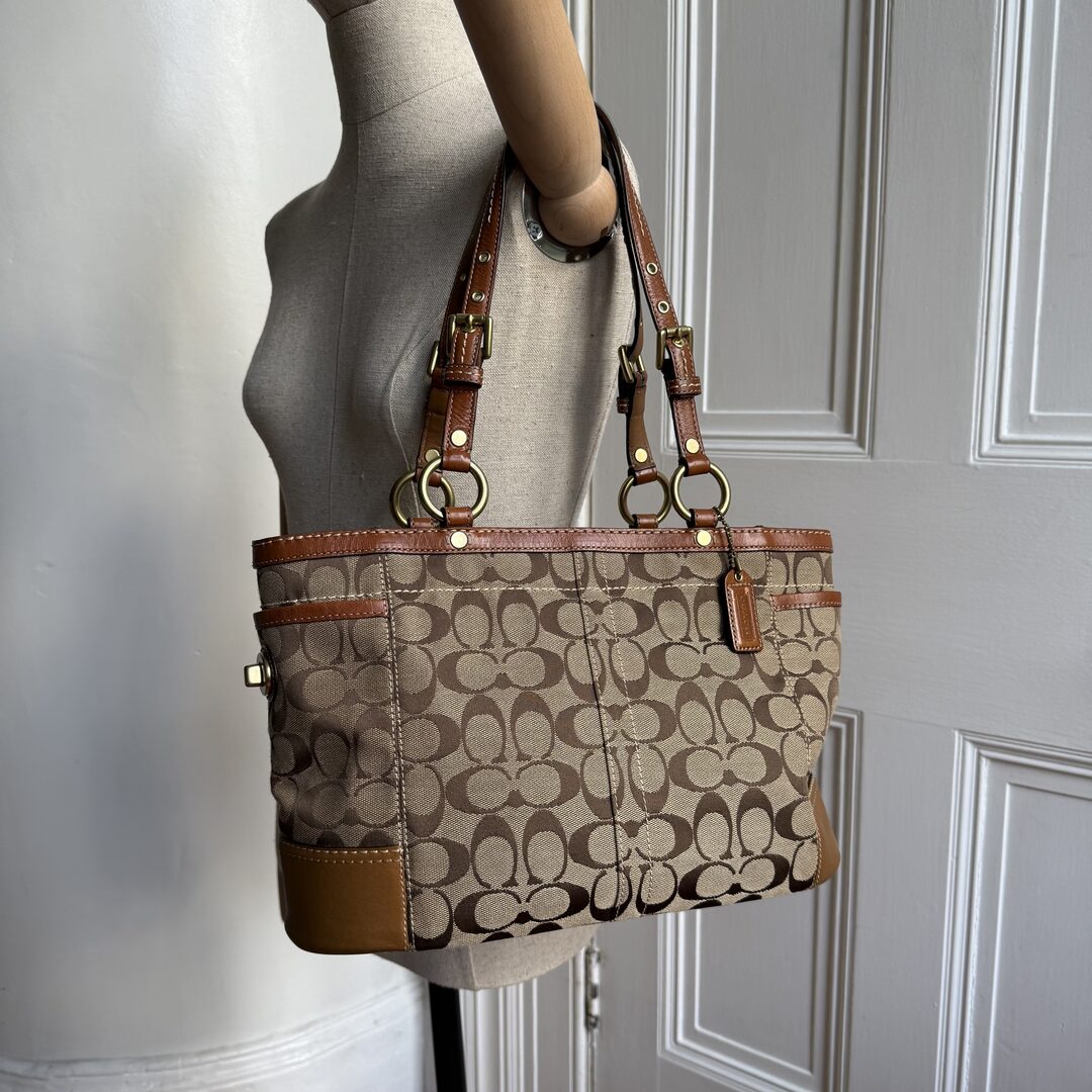Coach Signature Brown Tote Bag