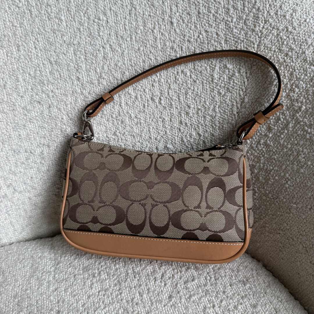 Coach Signature Demi Tan Shoulder Bag