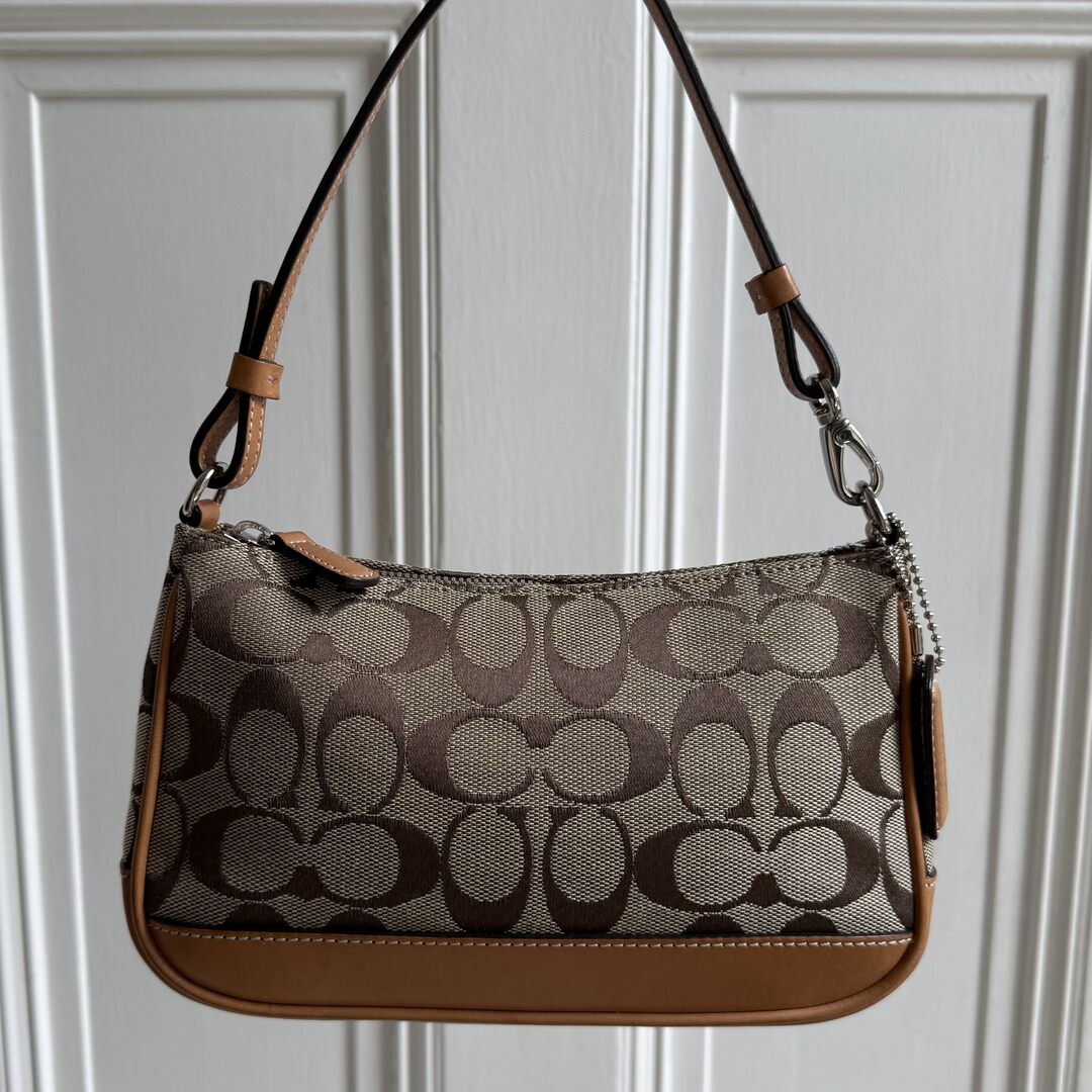 Coach Signature Demi Tan Shoulder Bag