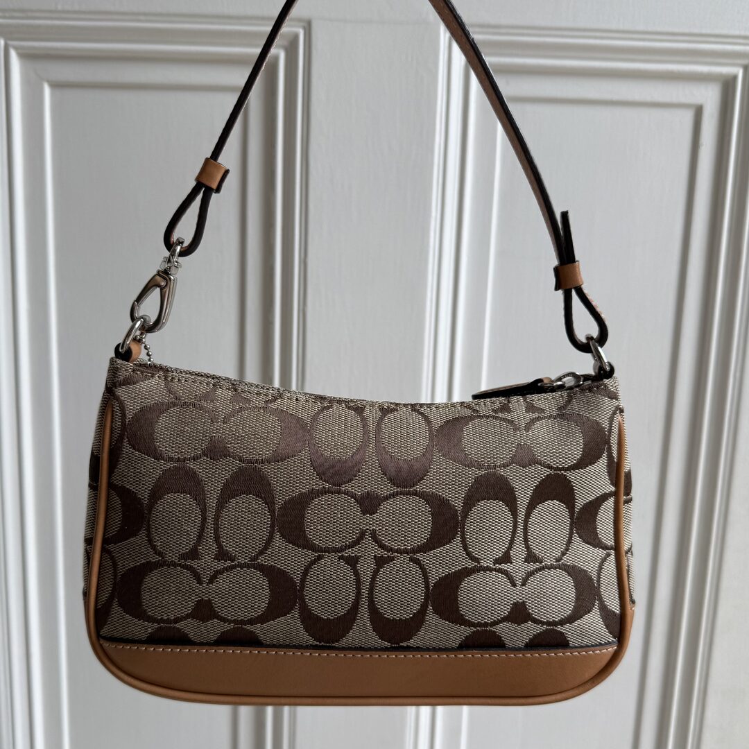Coach Signature Demi Tan Shoulder Bag