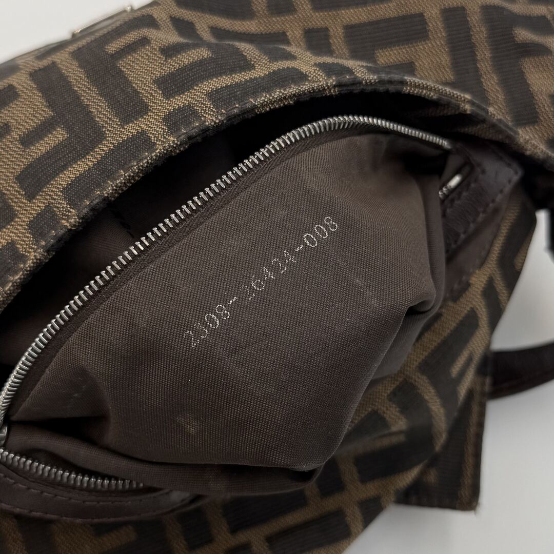 Fendi Mamma Baguette Zucca Shoulder Bag