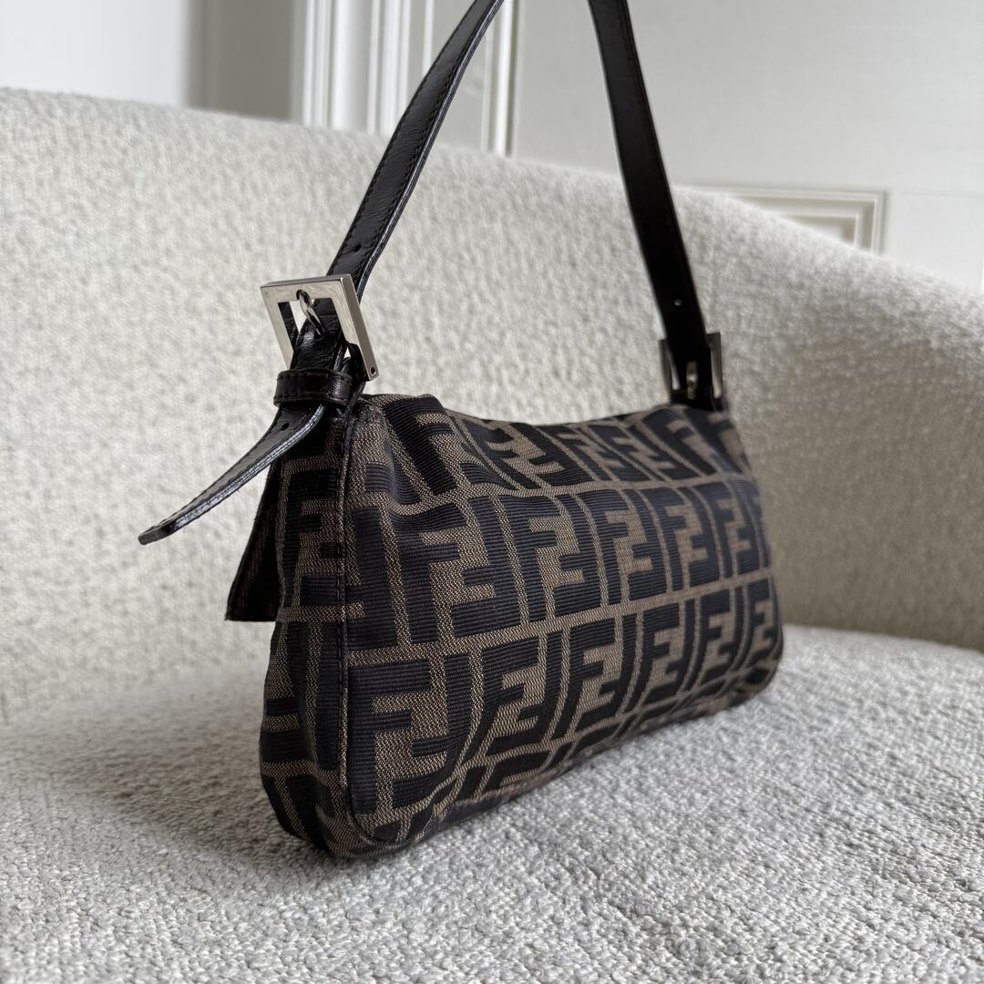 Fendi Mamma Baguette Zucca Shoulder Bag