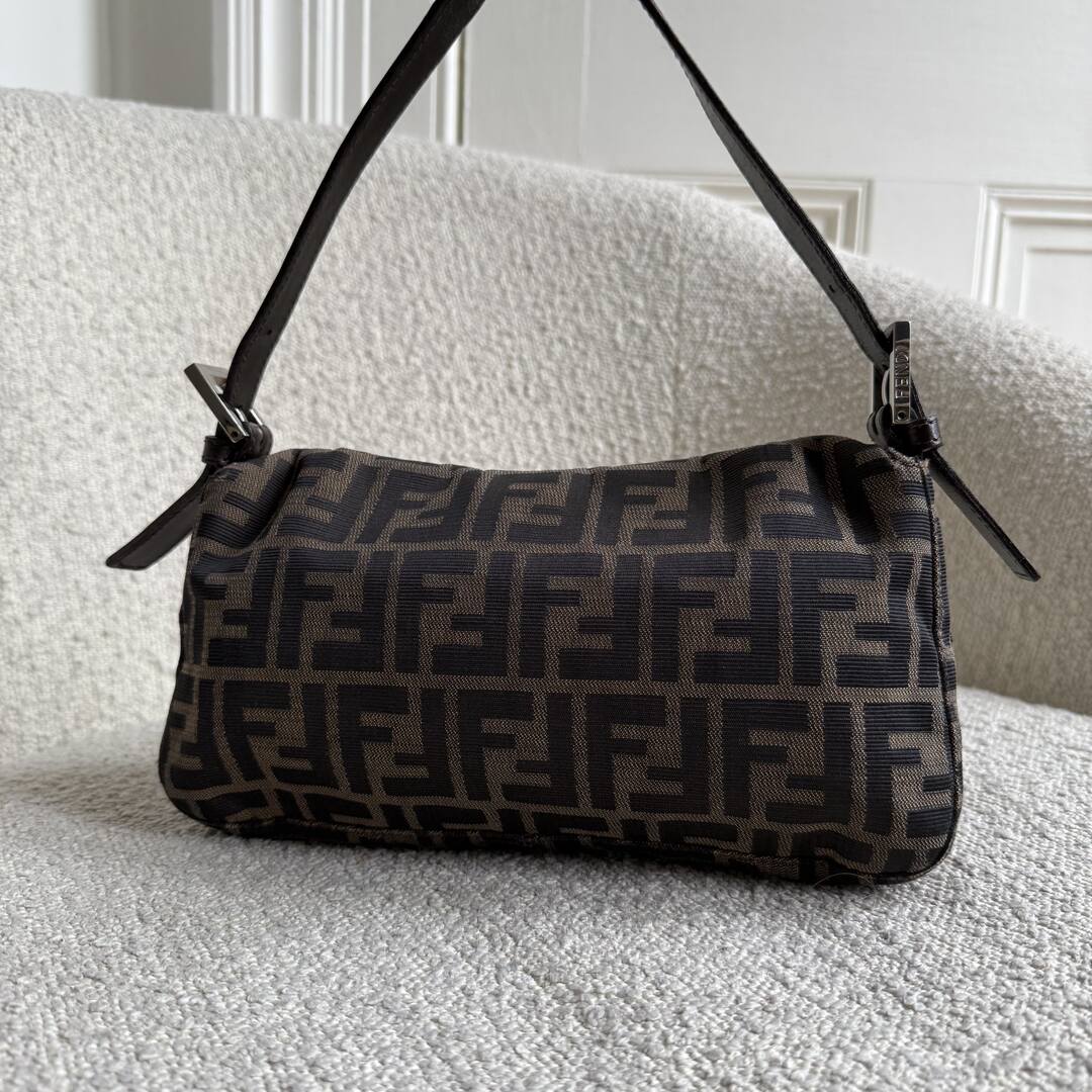 Fendi Mamma Baguette Zucca Shoulder Bag