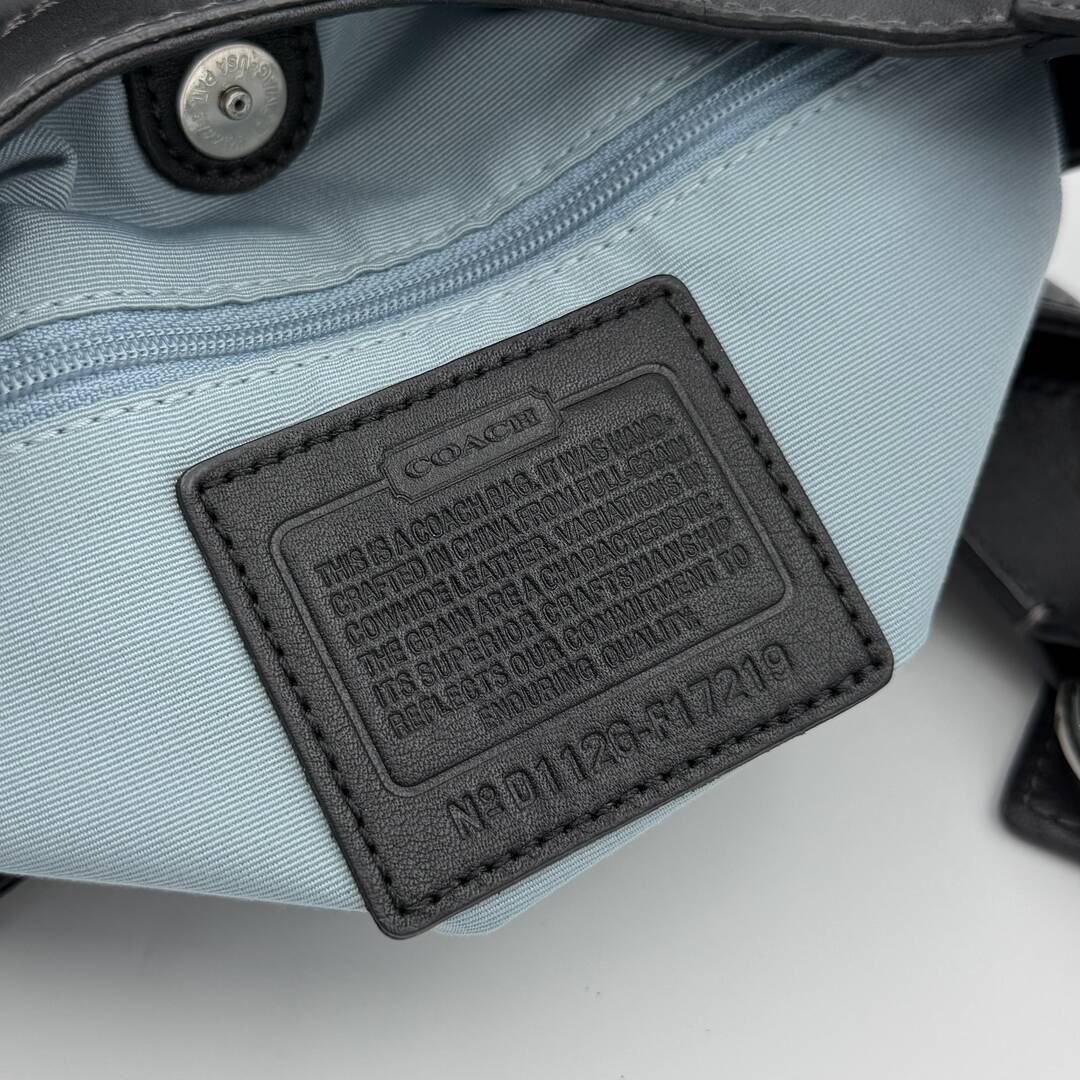 Coach Soho Hobo Leather Black Shoulder Bag
