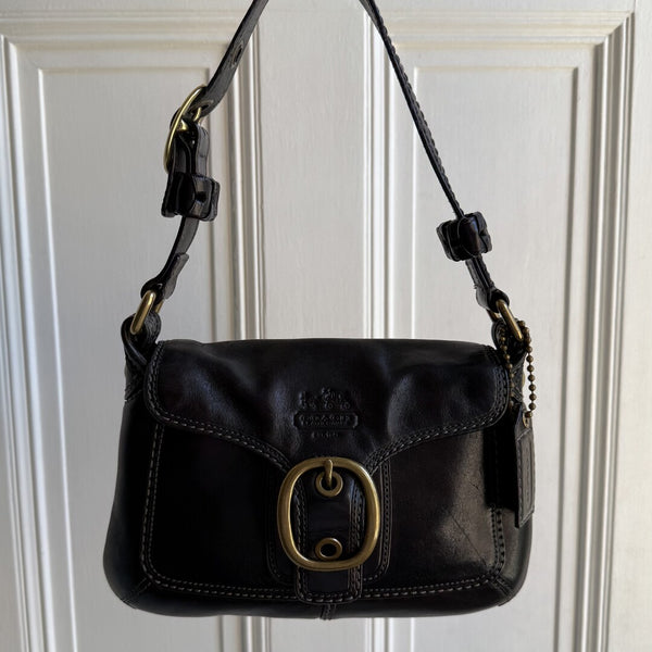 Coach 1941 Leather Black Shoulder Bag