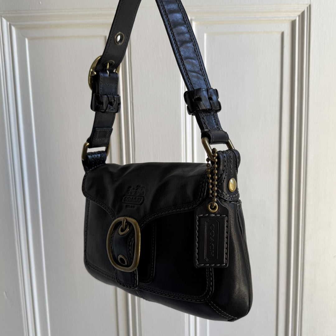 Coach 1941 Leather Black Shoulder Bag