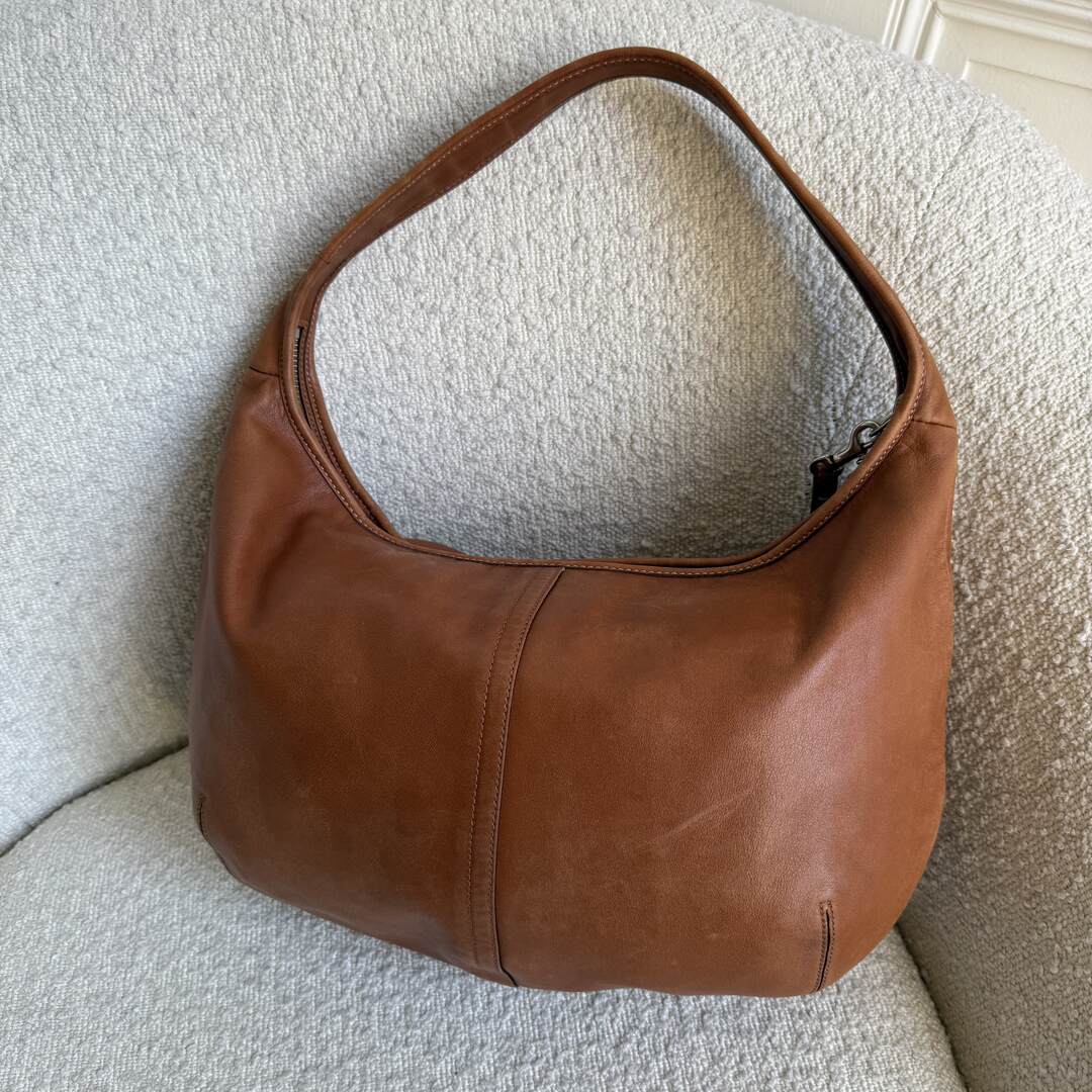 Coach Mini Ergo Hobo Leather Brown Shoulder Bag