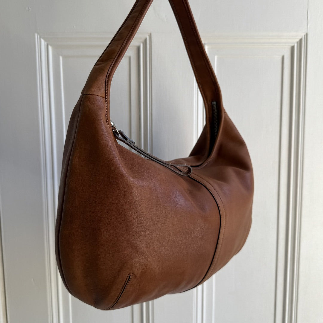Coach Mini Ergo Hobo Leather Brown Shoulder Bag