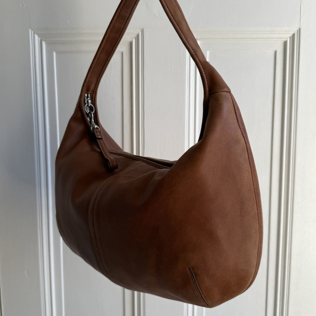 Coach Mini Ergo Hobo Leather Brown Shoulder Bag
