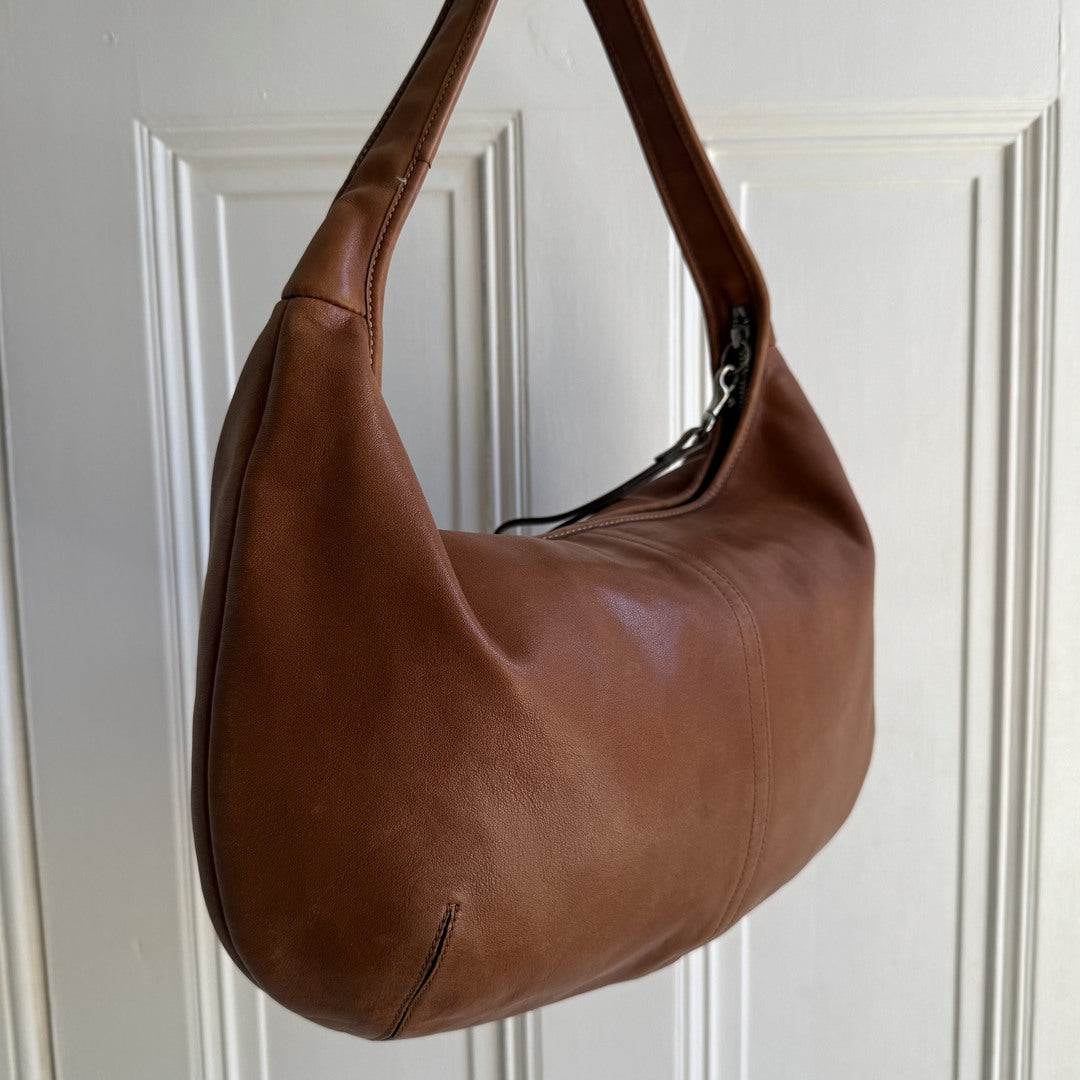 Coach Mini Ergo Hobo Leather Brown Shoulder Bag