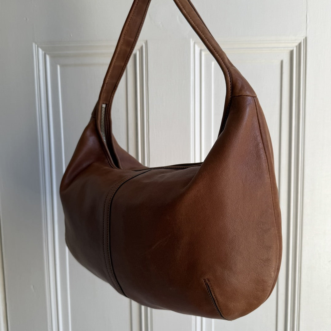 Coach Mini Ergo Hobo Leather Brown Shoulder Bag