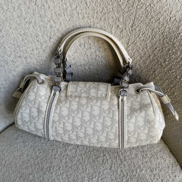 Dior Romantique Trotter White Shoulder Bag