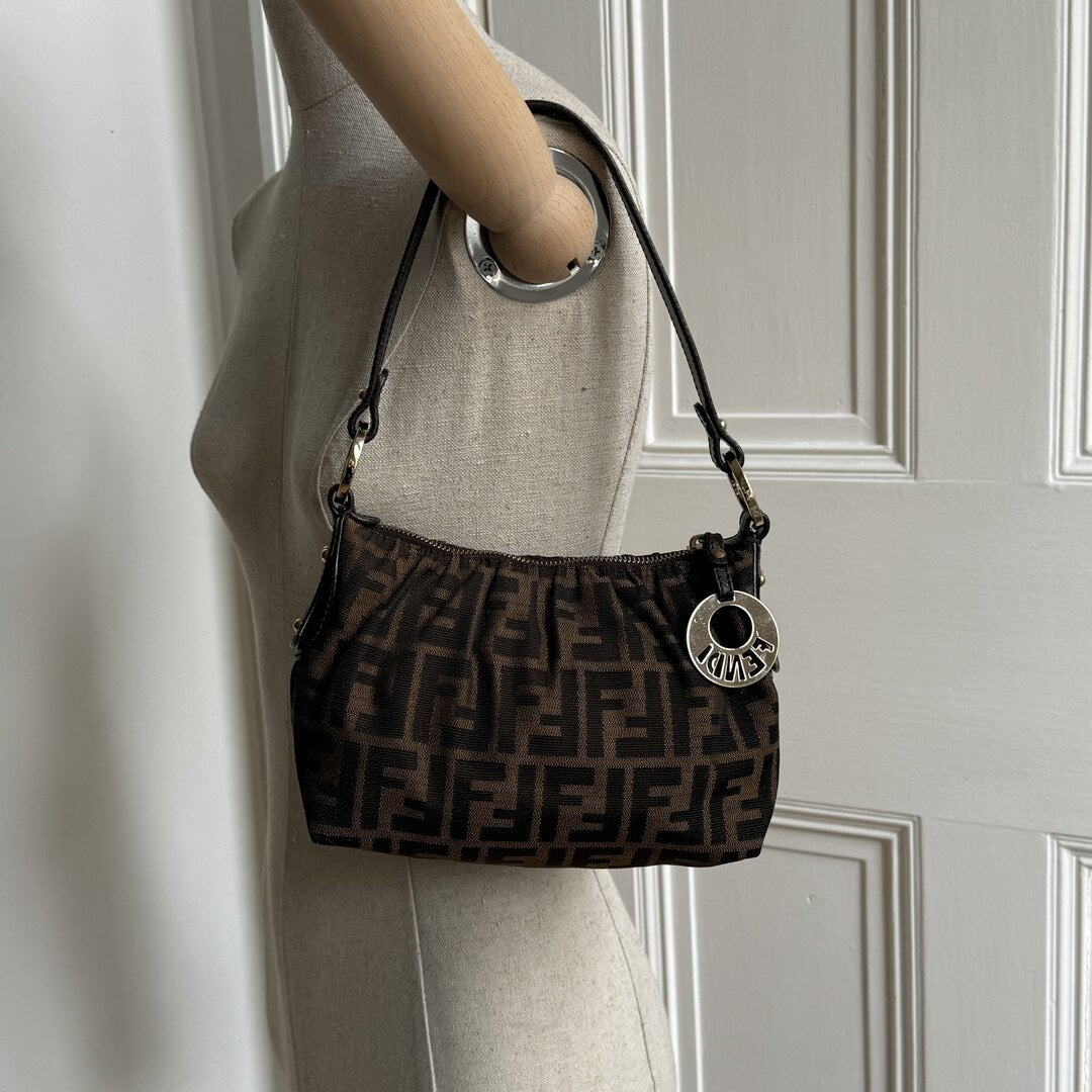 Fendi Zucca Monogram Mini Shoulder Bag