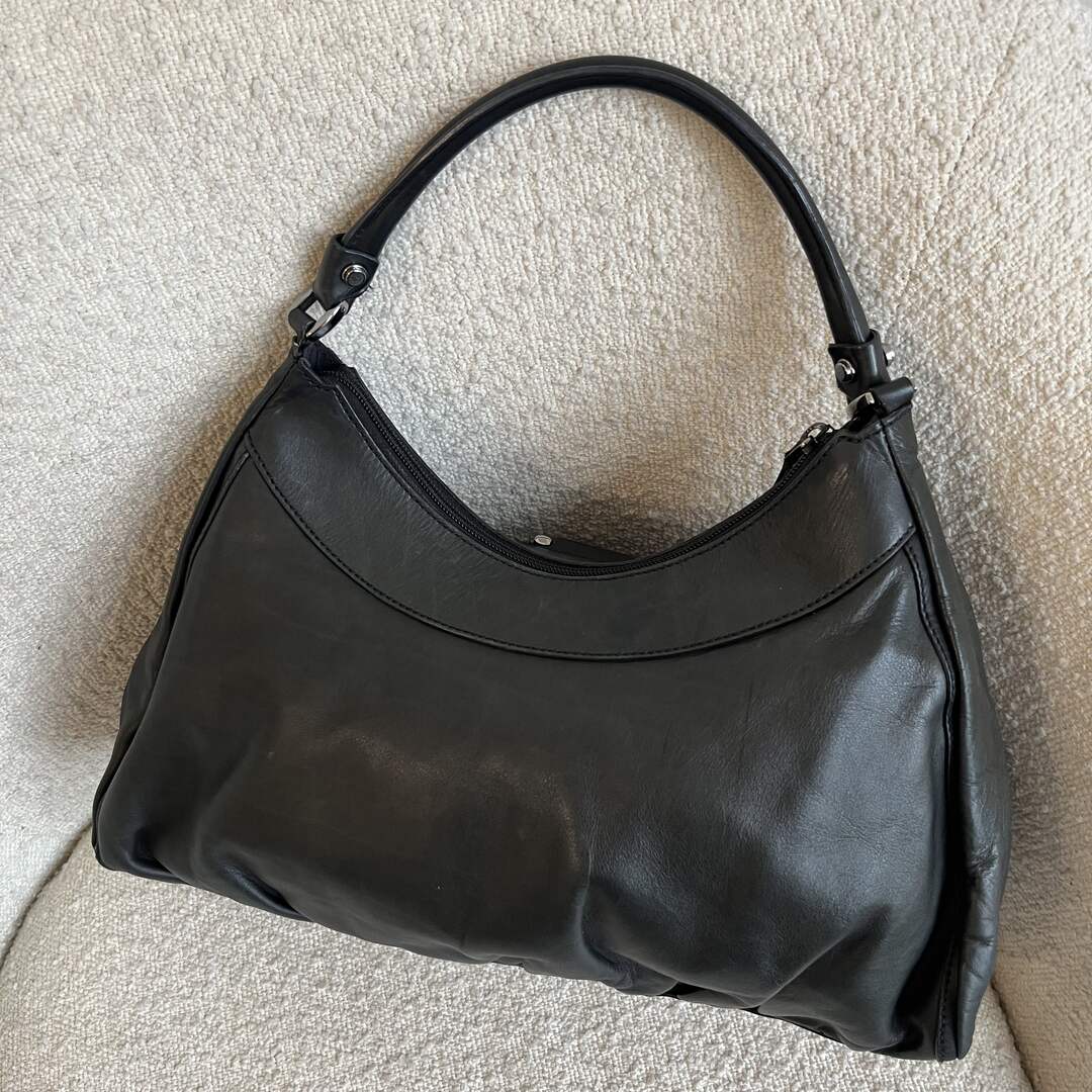 Gucci Abbey Leather Black Shoulder Bag