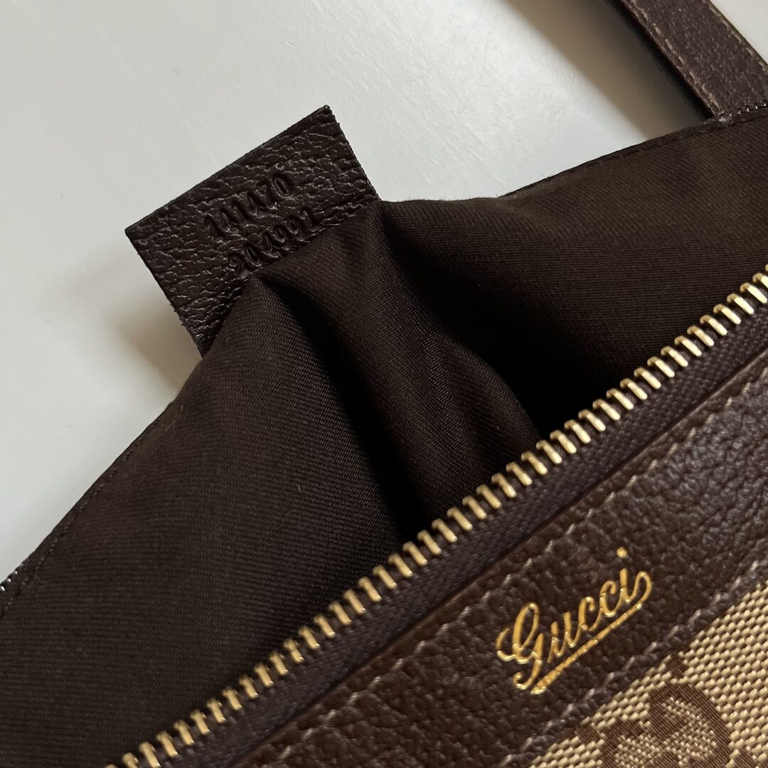 Gucci GG Canvas Abbey Brown Shoulder Bag