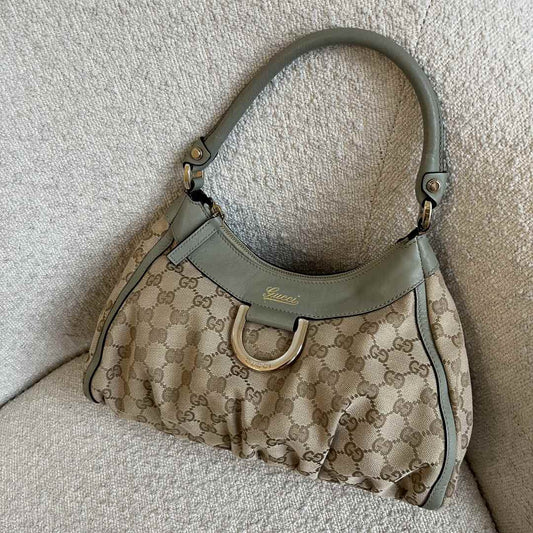 Gucci GG Abbey Green Shoulder Bag