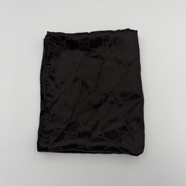 Gucci GG Canvas Black Hobo Shoulder Bag