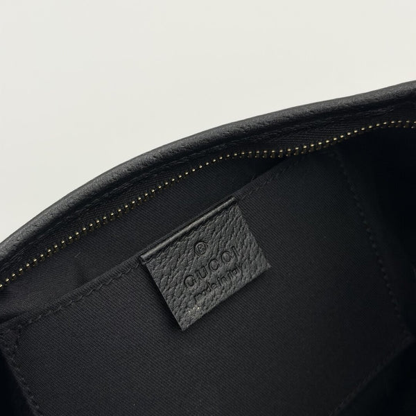 Gucci GG Canvas Mini Abbey D Ring Black Shoulder Bag