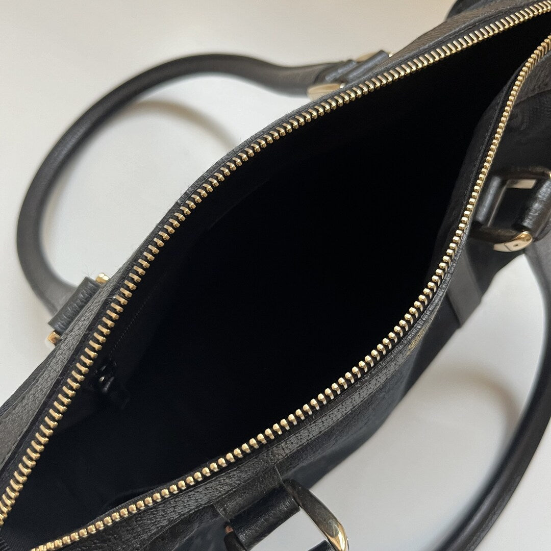 Gucci GG Canvas Abbey Black Shoulder Bag